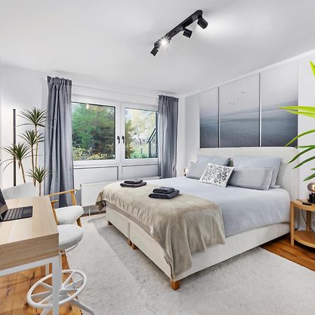 Edler Wohnraum Noble Stadtoase Mit Boxspringbett, Kaffeevollautomat, Lift & Parkplatz Κέμνιτς Εξωτερικό φωτογραφία