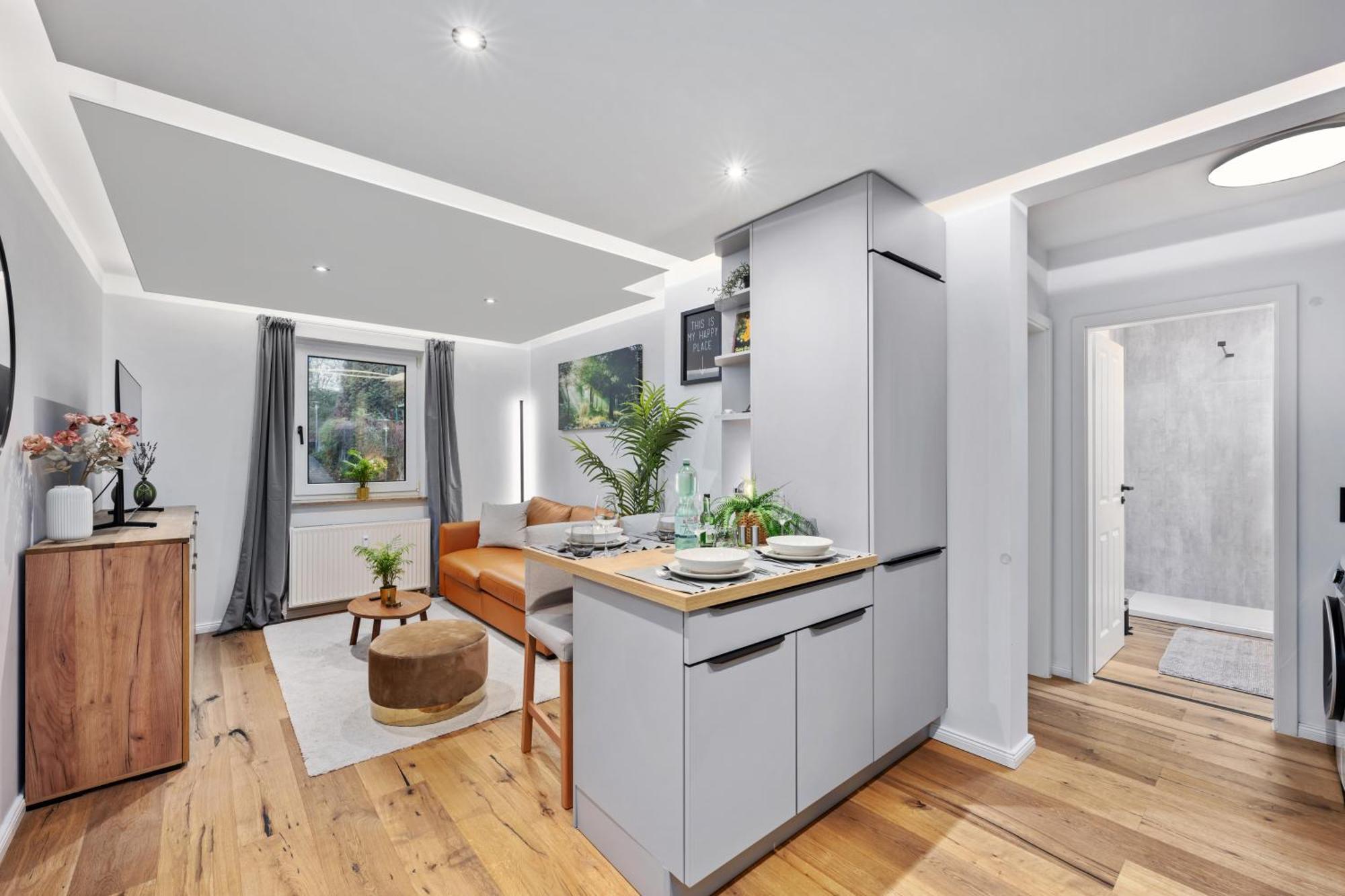 Edler Wohnraum Noble Stadtoase Mit Boxspringbett, Kaffeevollautomat, Lift & Parkplatz Κέμνιτς Εξωτερικό φωτογραφία